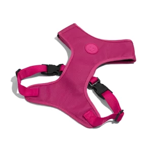 Zee Dog Pink Led Adjustable Air Mesh Harness