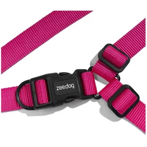 Zee Dog Pink Led Soft Walk Harness