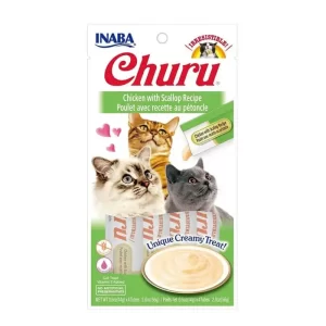 Churu Gato Skin Pollo y Ostiones