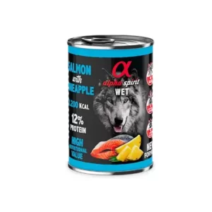 Alpha Spirit Lata Salmon con Piña (400 gr)