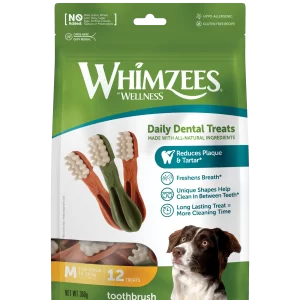 Whimzees Toothbrush (12 un) tamaño m