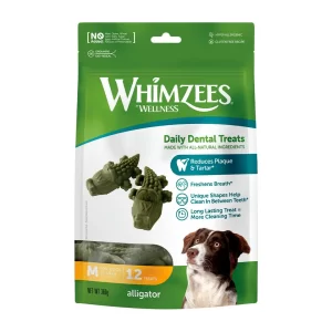 Whimzees Alligator (12 un) Tamaño m