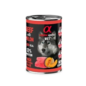 Alpha Spirit Lata Ternera con Melon (400 gr)