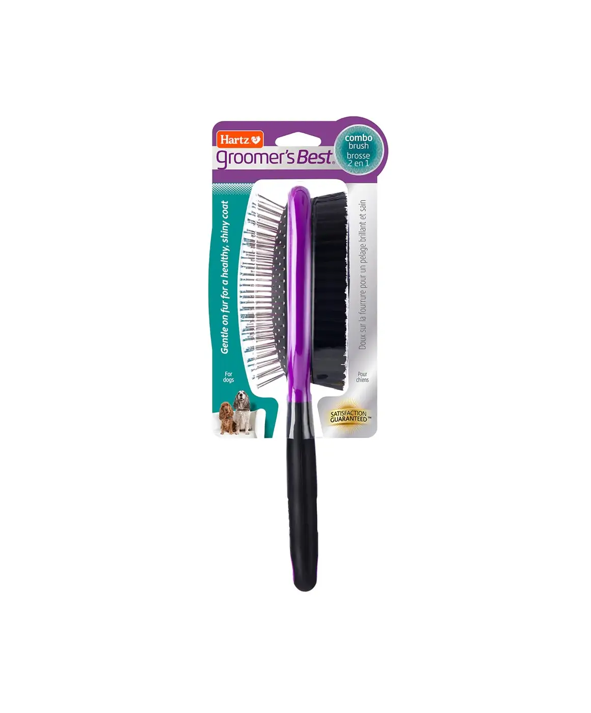 Hartz Cepillo Groomers Best Combo Brush for Dog