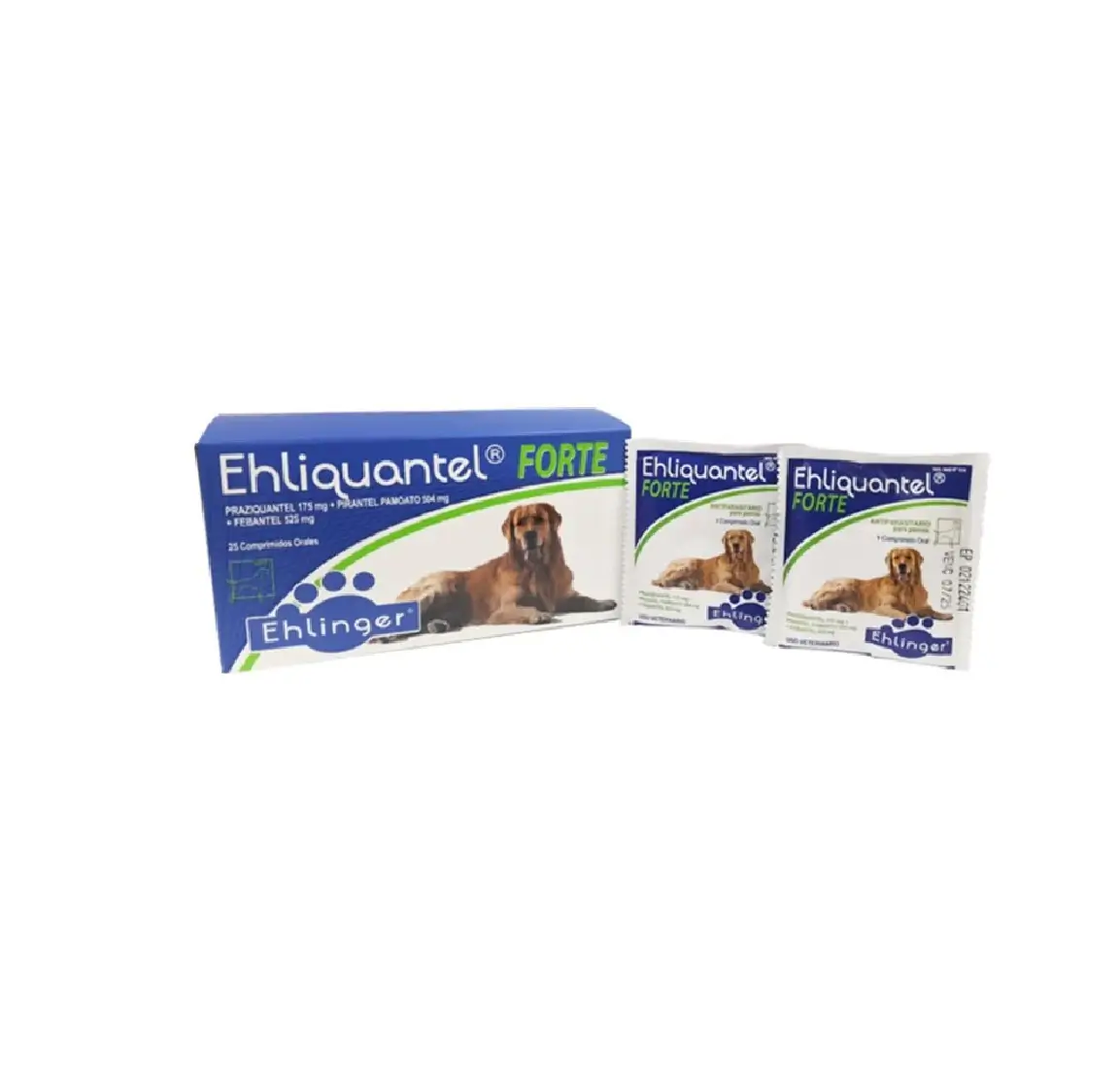 Ehliquantel Antiparasitario Forte (Para perros >35 kg)