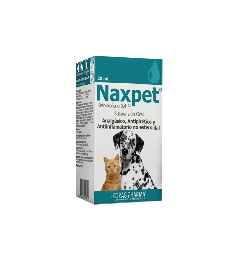 Naxpet 0,4% 20 ml (Ketoprofeno 10 mg)