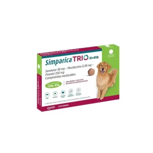 Zoetis Simparica Trio 1 Comprimido (20 a 40 kg)