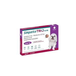 Zoetis Simparica Trio 1 Comprimido (2.5 a 5 kg)