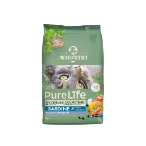 Pure Life Cat Adult Sterilised With Sardine