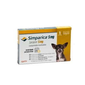 Zoetis Simparica 5 mg 1 Comp (1.3 a 2.5 kg)