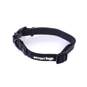 Street Dogs Collar PVC Black