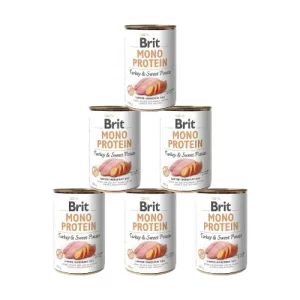 Brit Mono Protein Turkey & Sweet Potato x 6