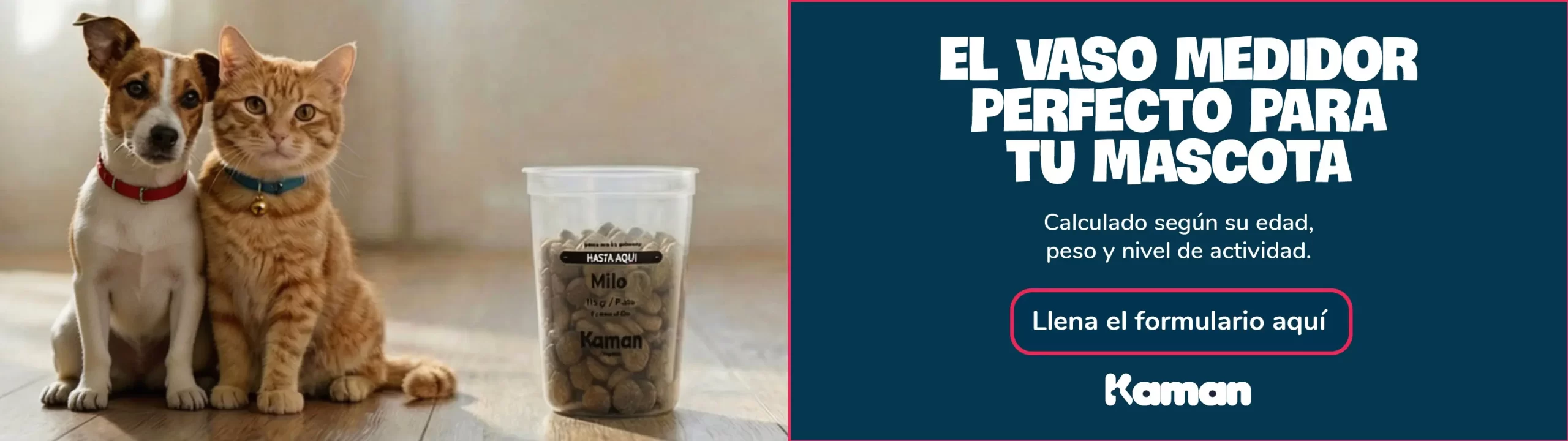 Vaso medidor kaman