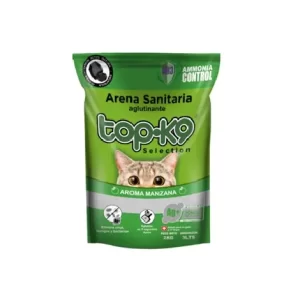 Topk9 Arena Sanitaria Aglutinante Manzana (10 kg)