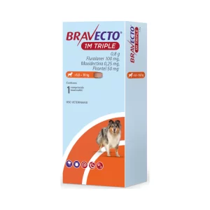 Bravecto Antiparasitario Triple 1M	(5 a 10 kg)