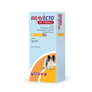 Bravecto Antiparasitario Triple 1M	(2 a 5 kg)