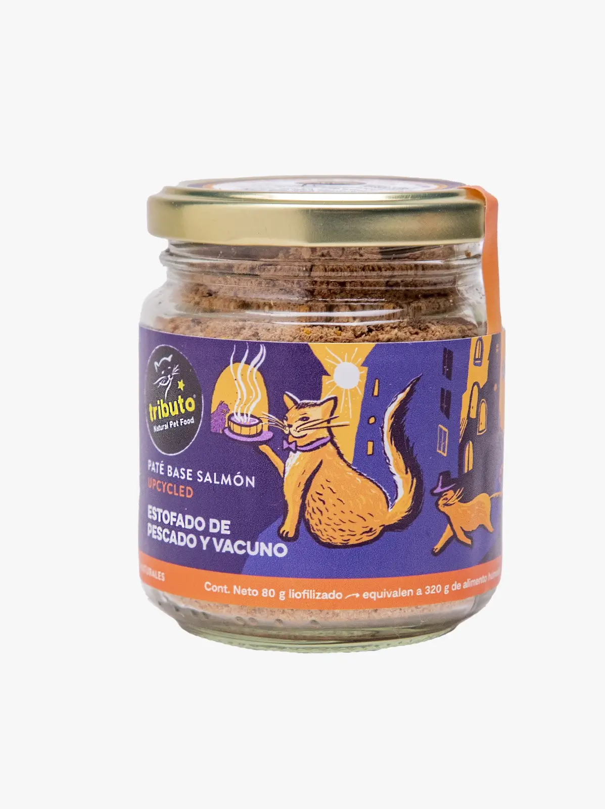 Tributo Pate Gato Estofado Pescado y Vacuno (80 gr)