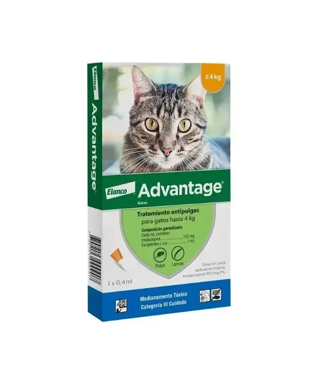 Elanco Advantage Pipeta Gato (hasta 4 kg) (0.4 ml)